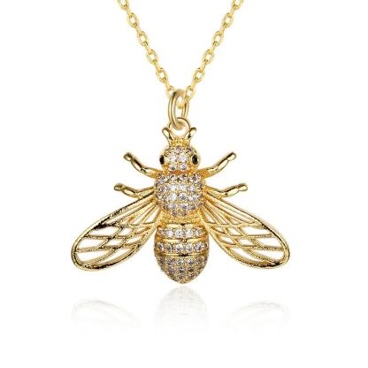 Cute Gold Bee Insects Pendant &Necklace Trendy New Arrival 2018 Charm Choker Necklaces for Women Jewelry - Personalized Jewel