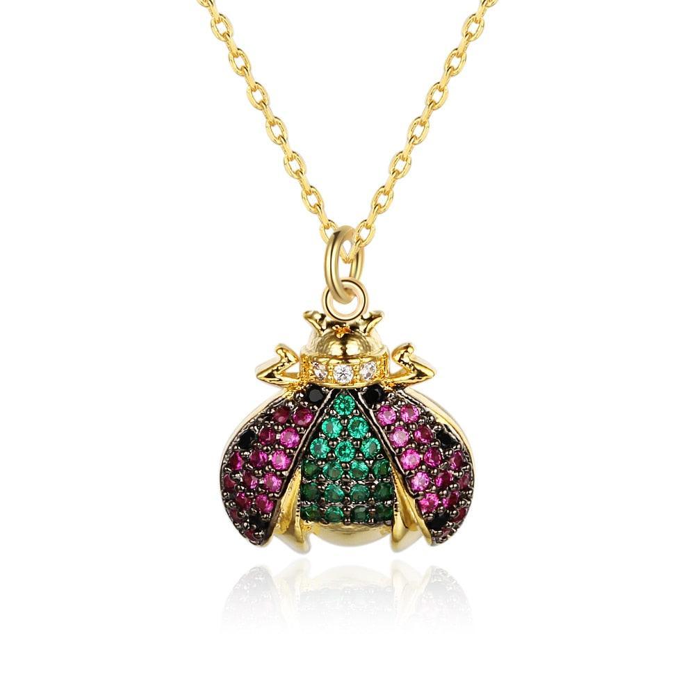 Cute High-grade Necklace for Women with Ladybug Insect Pendant, Trendy Gift for Girls - Personalized Jewel