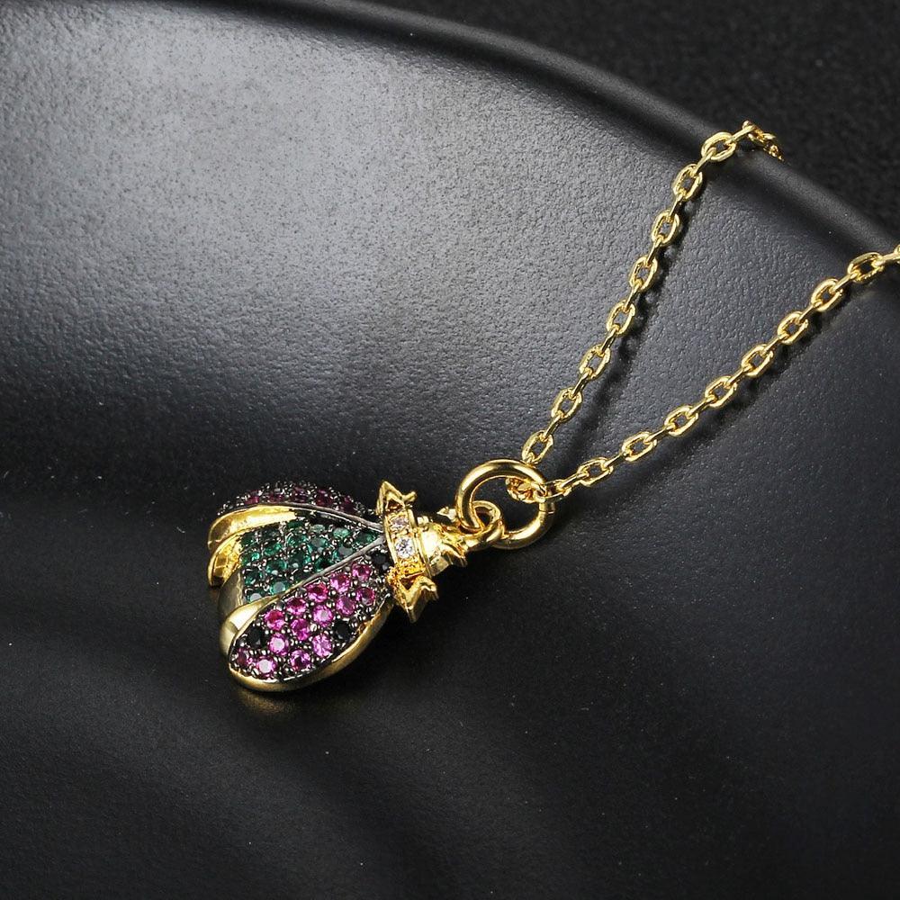 Cute High-grade Necklace for Women with Ladybug Insect Pendant, Trendy Gift for Girls - Personalized Jewel