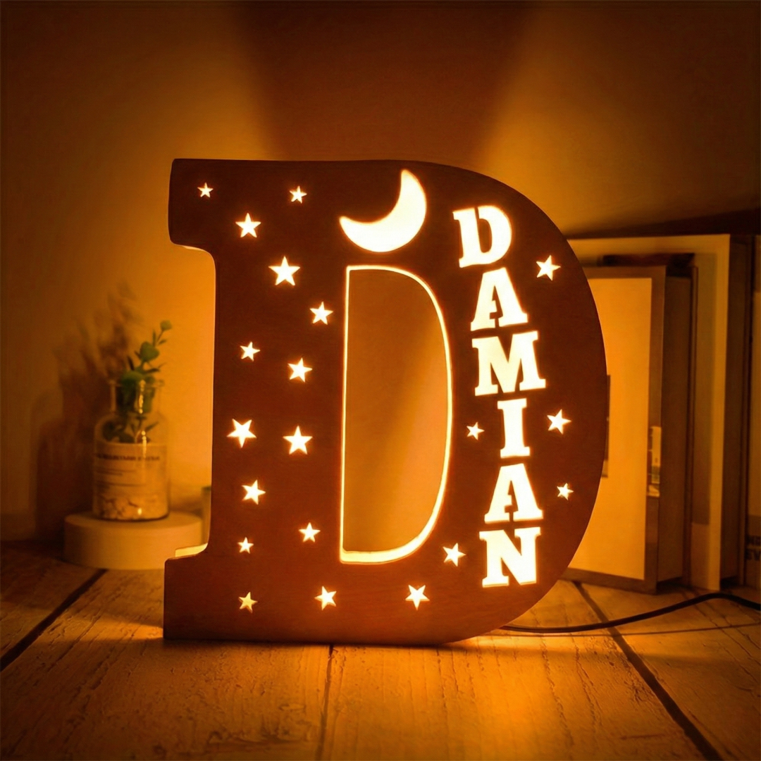 Personalized Alphabet LED Night Light