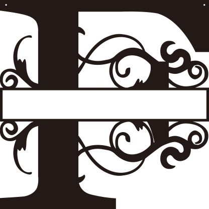 Personalized Split Letter Craft Sign For Home