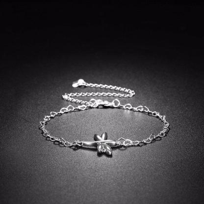 Dragonfly Shape Anklets For Women Silver Color Casual Jewelry Fashion Foot Chain Accessorise - Personalized Jewel