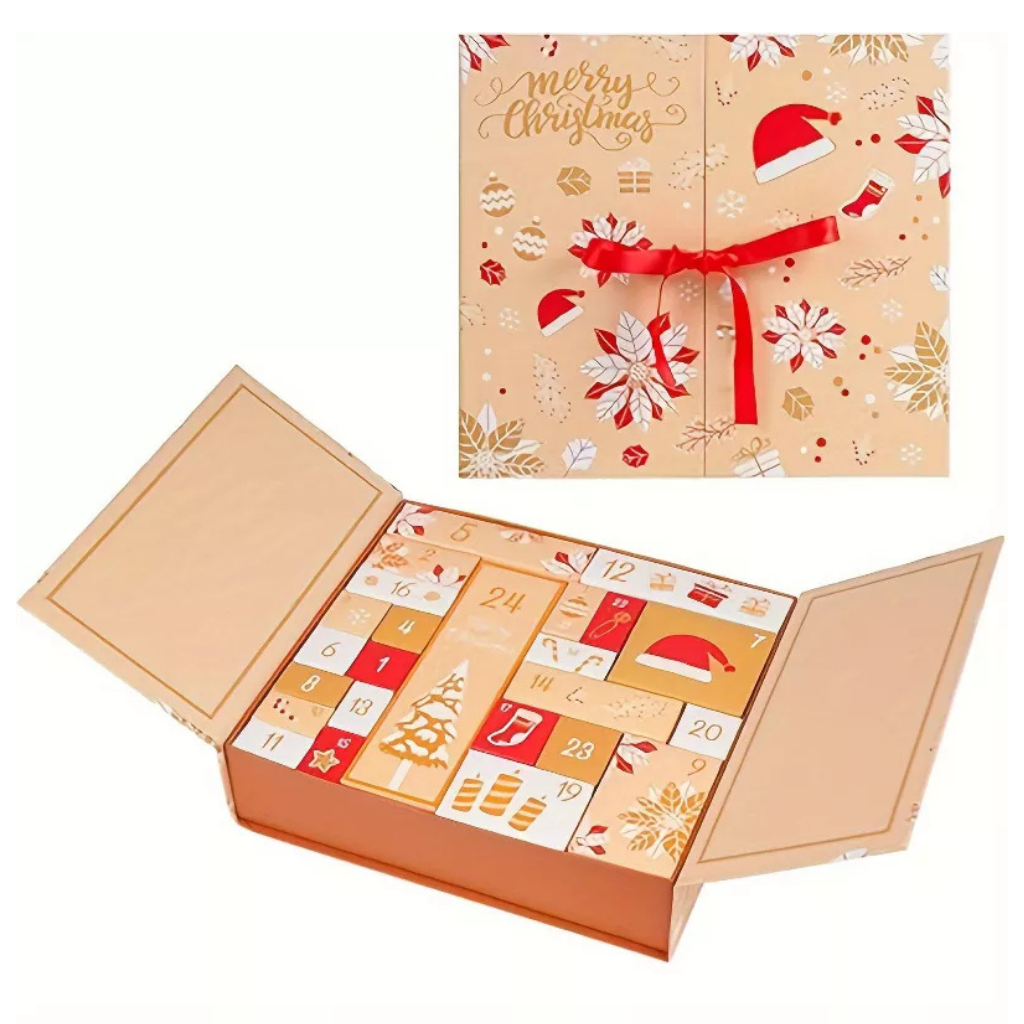 2025 Christmas Countdown Calendar 24 Day Surprise Gift Box