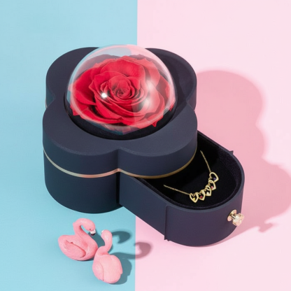 Custom Name Necklace With Birthstone Charms And Adjustable Chain For Women