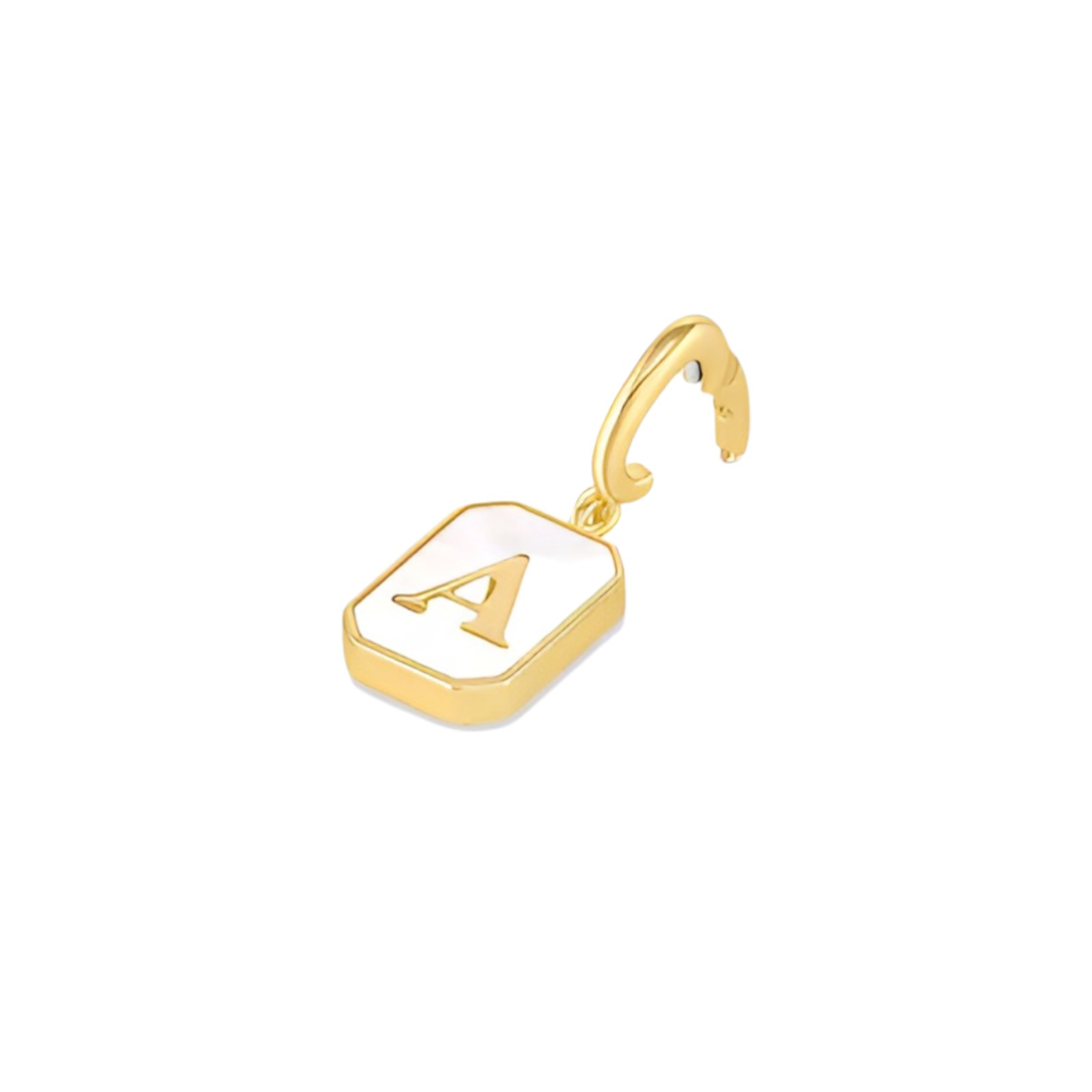 Vintage Personalized Alphabet Initial Design Parker Charm Pendant