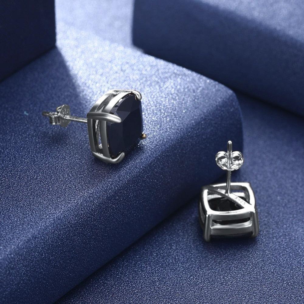 Fashion Jewelry 925 Silver Stud Earrings For Women Cubic Zirconia Colorful Stud Earrings Gift - Personalized Jewel