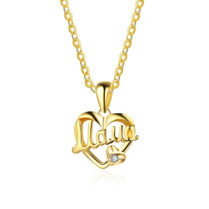Fashion Long Necklace for Women- copper - Gold Necklace for Women - Zirconia Stone Stud Necklace - Personalized Jewel