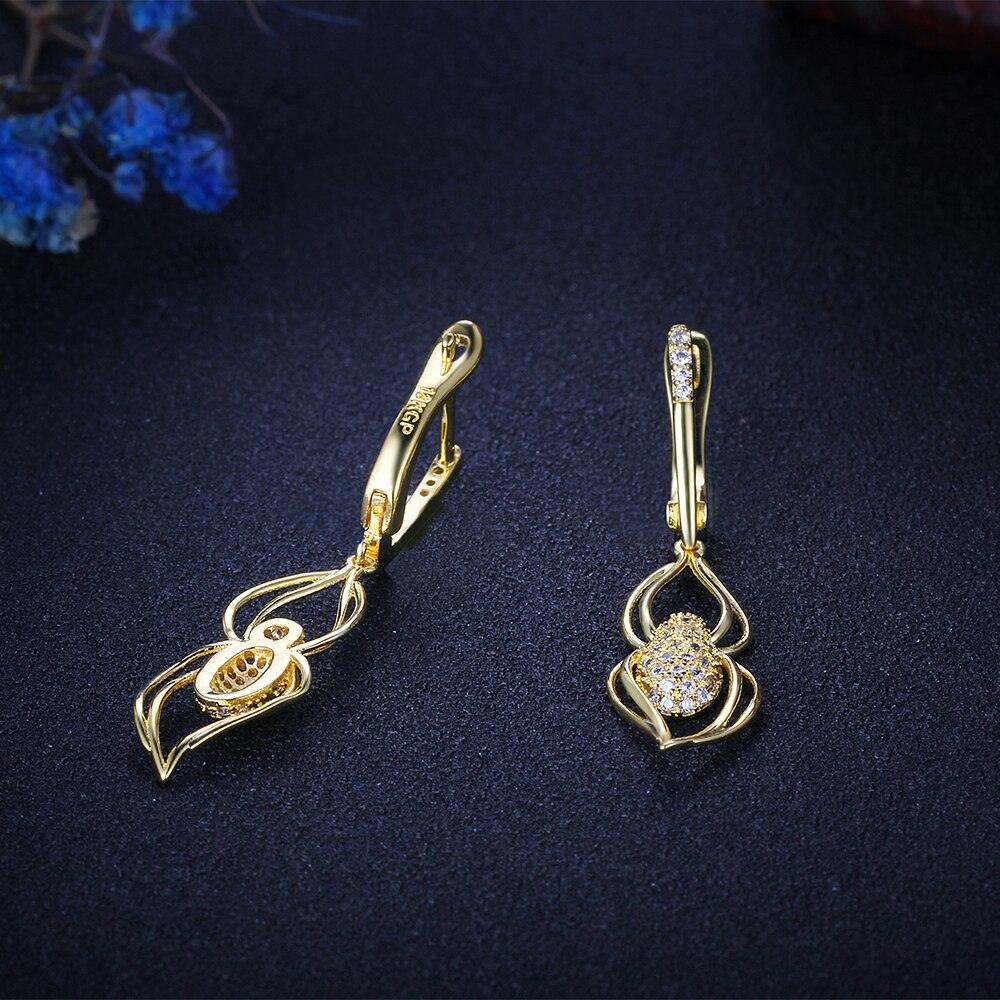Fashion Long Wave Dangle Double Loop Drop Earrings, Wedding Jewelry for Women - Personalized Jewel