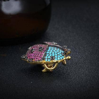Fashion Lovely Tortoise Bee Insect Pendant Necklace, Jewelry Gift for Women, Girls & Children - Personalized Jewel