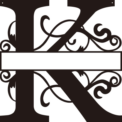 Personalized Split Letter Craft Sign For Home