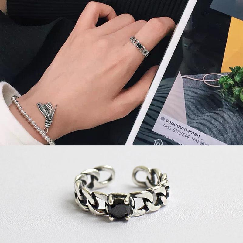 Genuine 925 Sterling Silver Round Party Ring with Cubic Zirconia – Trendy Jewelry for Women - Personalized Jewel