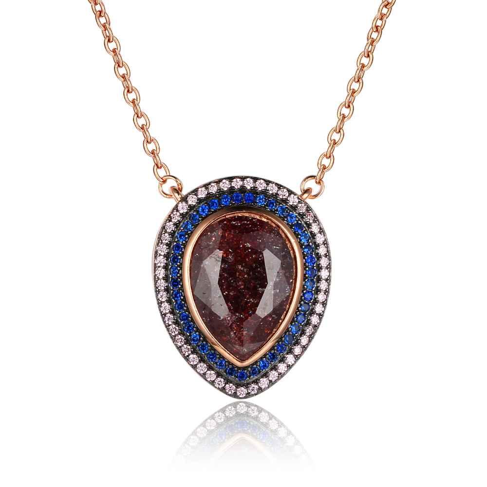 Geometric Choker Silver Pendant Necklaces-Personalized Jewels