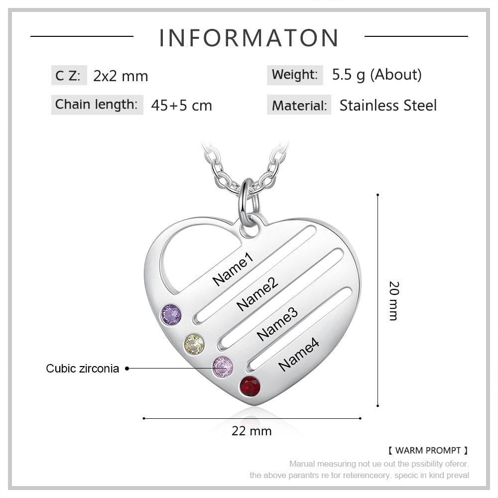 Gift for Pet Moms, Trendy Jewellery for Mothers Stainless steel Necklace for Women - Personalized Jewel
