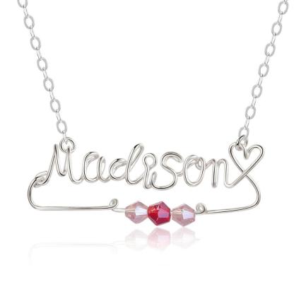 Handmade Nameplate Necklace Jewellery for Women - Personalized Jewel