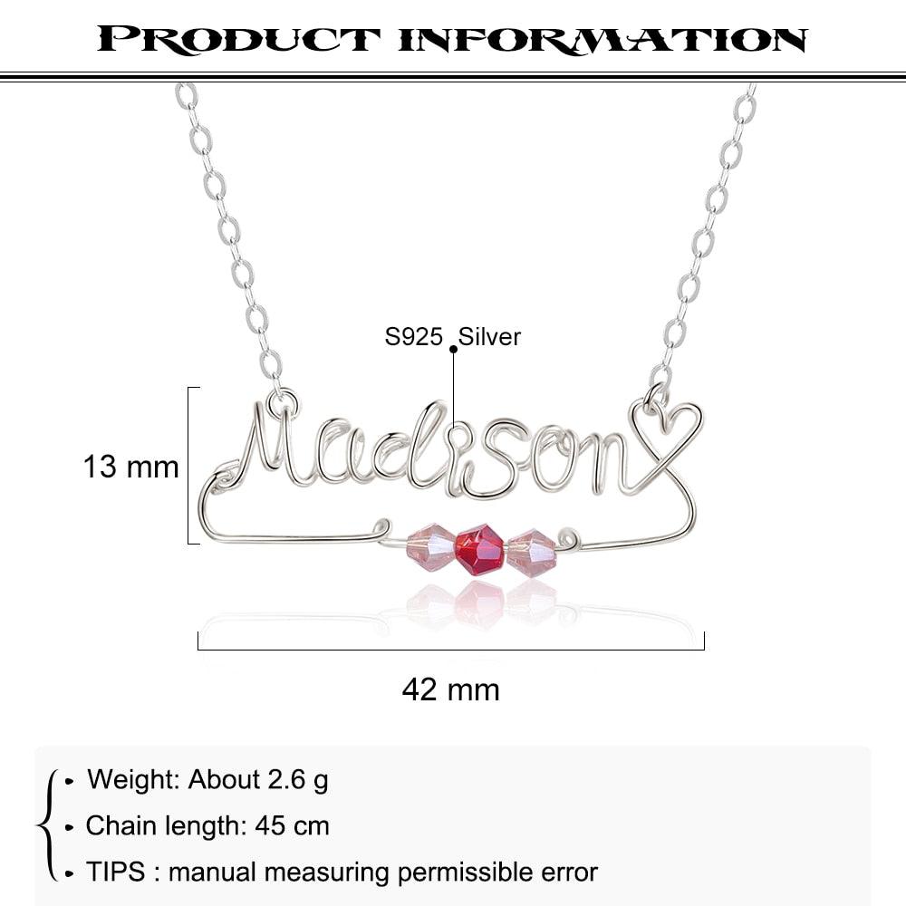 Handmade Nameplate Necklace Jewellery for Women - Personalized Jewel