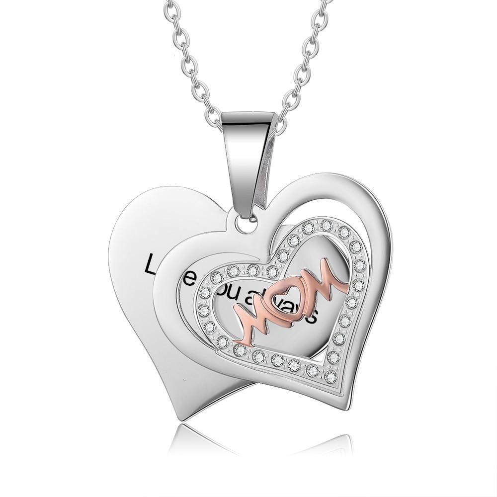 Heart Necklace for Women- Stainless Steel Charm Pendant for Women- Fashion Jewellery for Women- Accessories for Women- Customized Jewellery for Women - Personalized Jewel