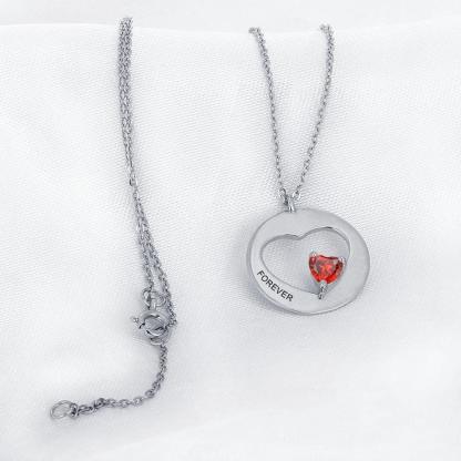 Heart Shaped Cute Sterling Silver Pendants with Engravings- Personalized Necklace for Women - Personalized Jewel