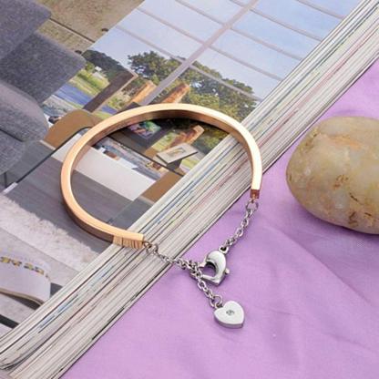 ID Bangles Personalised Gifts For Women Commemorate Engrave Name Stainless Steel Bracelets & Bangles - Personalized Jewel
