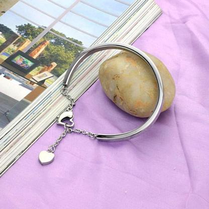 ID Bangles Personalised Gifts For Women Commemorate Engrave Name Stainless Steel Bracelets & Bangles - Personalized Jewel