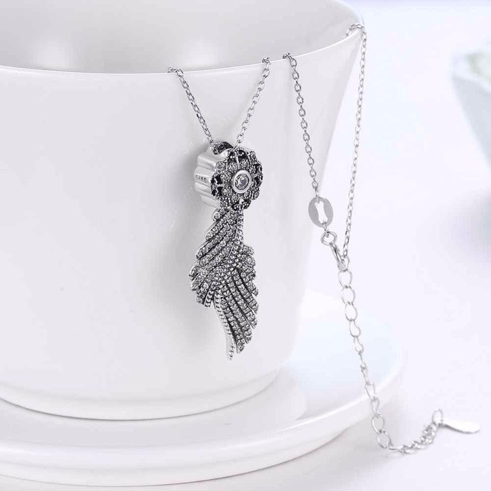 Luxurious 925 Sterling Silver Necklace With CZ Stones, Ethnic Women’s Jewelry For Wedding - Personalized Jewel