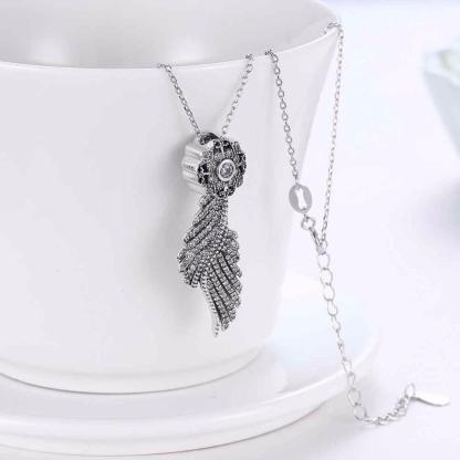 Luxurious 925 Sterling Silver Necklace With CZ Stones, Ethnic Women’s Jewelry For Wedding - Personalized Jewel