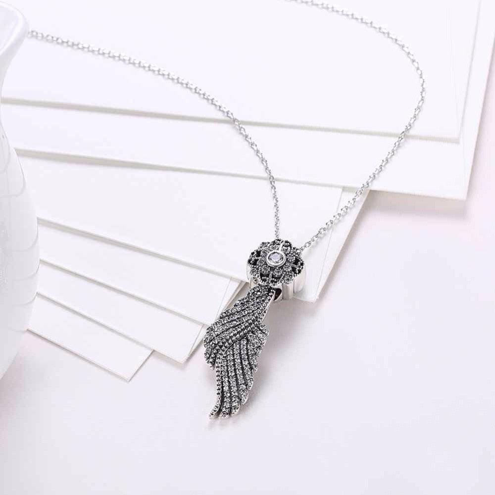 Luxurious 925 Sterling Silver Necklace With CZ Stones, Ethnic Women’s Jewelry For Wedding - Personalized Jewel