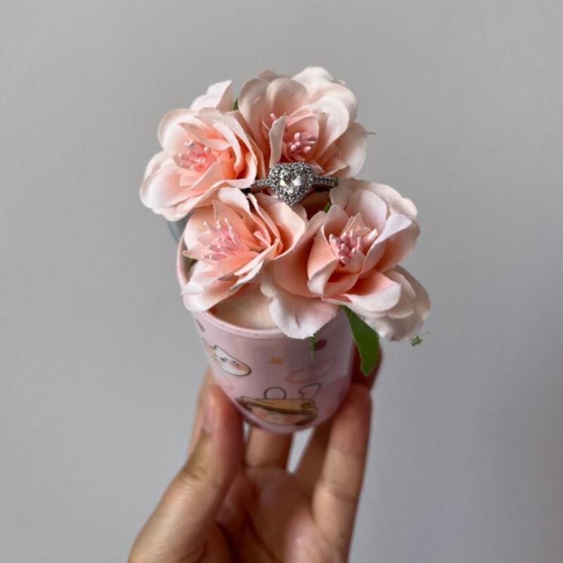 Rose Inspired Commitment Ring-Personalized Jewels