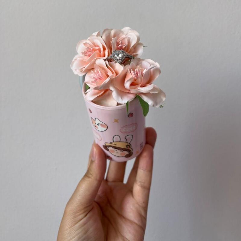 Rose Inspired Commitment Ring-Personalized Jewels