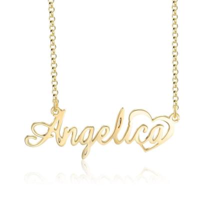 Neckpiece With Customised Nameplate - Personalized Jewel