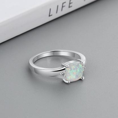 Personalized 925 Sterling Silver Classic Band Fashion Jewelry Gift For Women - Personalized Jewel