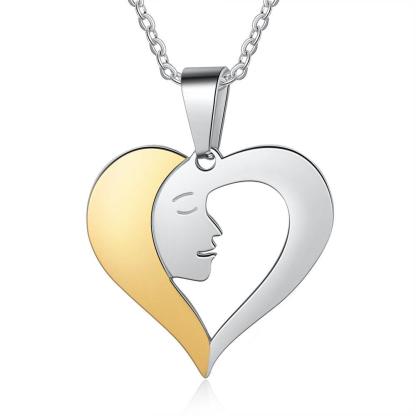 Personalized 925 Sterling Silver Love My Sisters Necklace - Name Engravings Sister Love Heart - Sibling Fashion Gift Jewelry For Friends & Family - Personalized Jewel