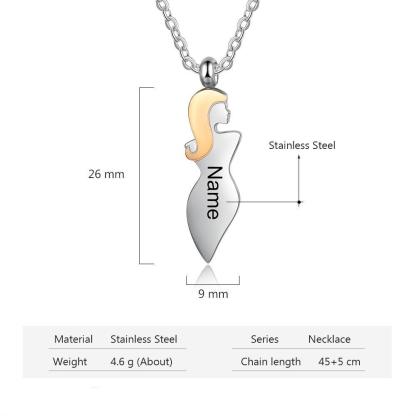 Personalized 925 Sterling Silver My Only Sisters Necklace - Personalized Jewel