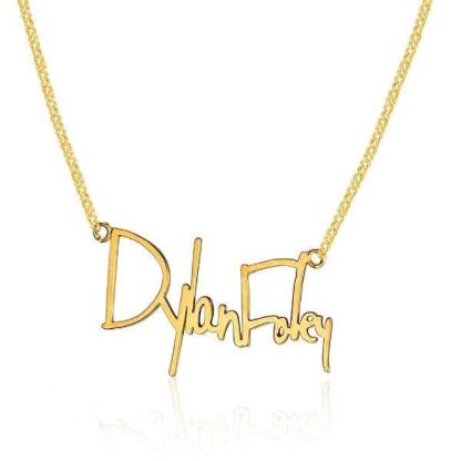 Personalized 925 Sterling Silver Name Pendant Necklace, Handwritten Custom Names Necklace, Gift Jewelry for Friends & Family - Personalized Jewel