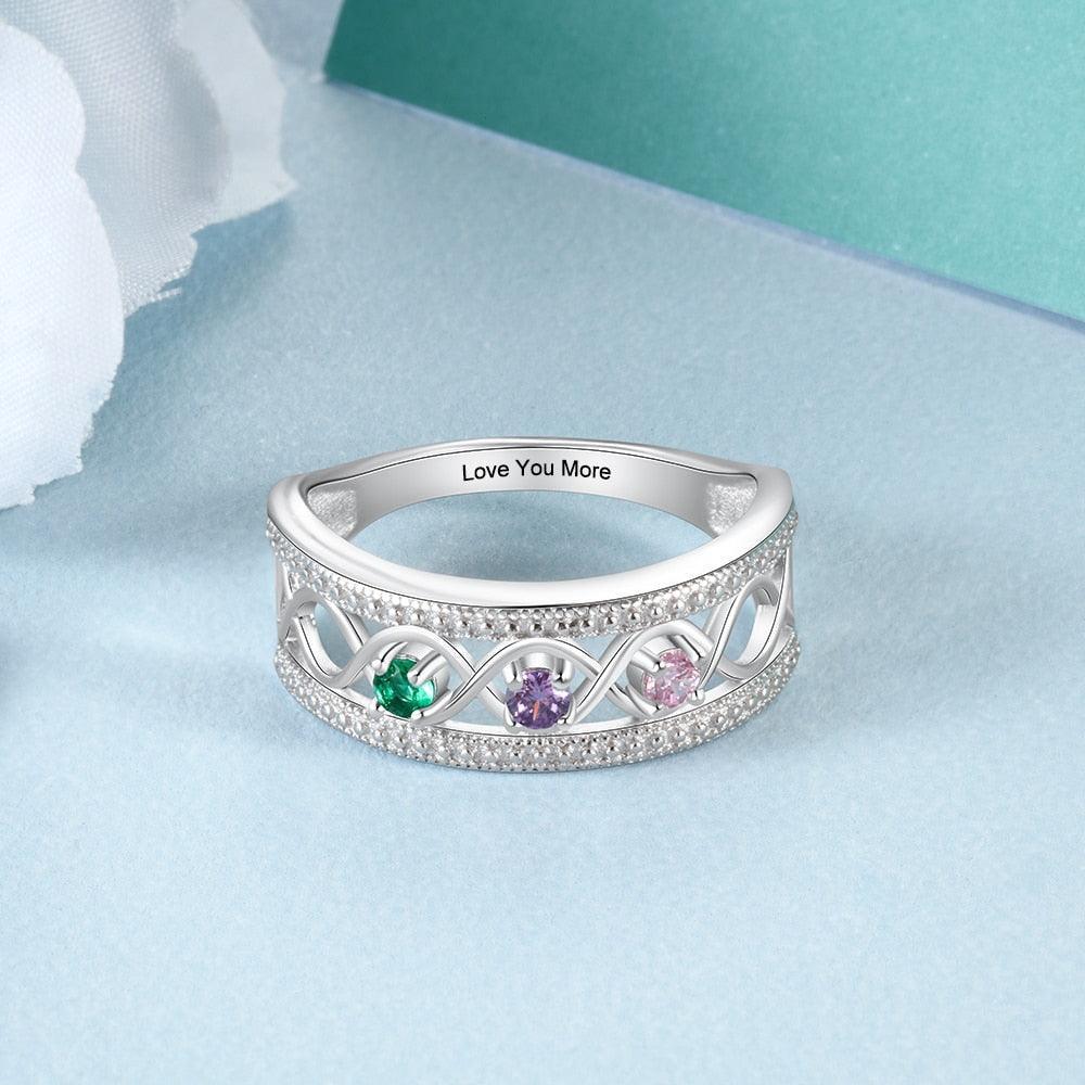 Personalized 925 Sterling Silver Rings For Women Of all Ages - Personalized Jewel
