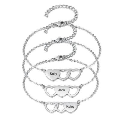 Personalized BFF Bracelet for Women Customized Friendship Bracelet for Women Stylish Personalized - Personalized Jewel