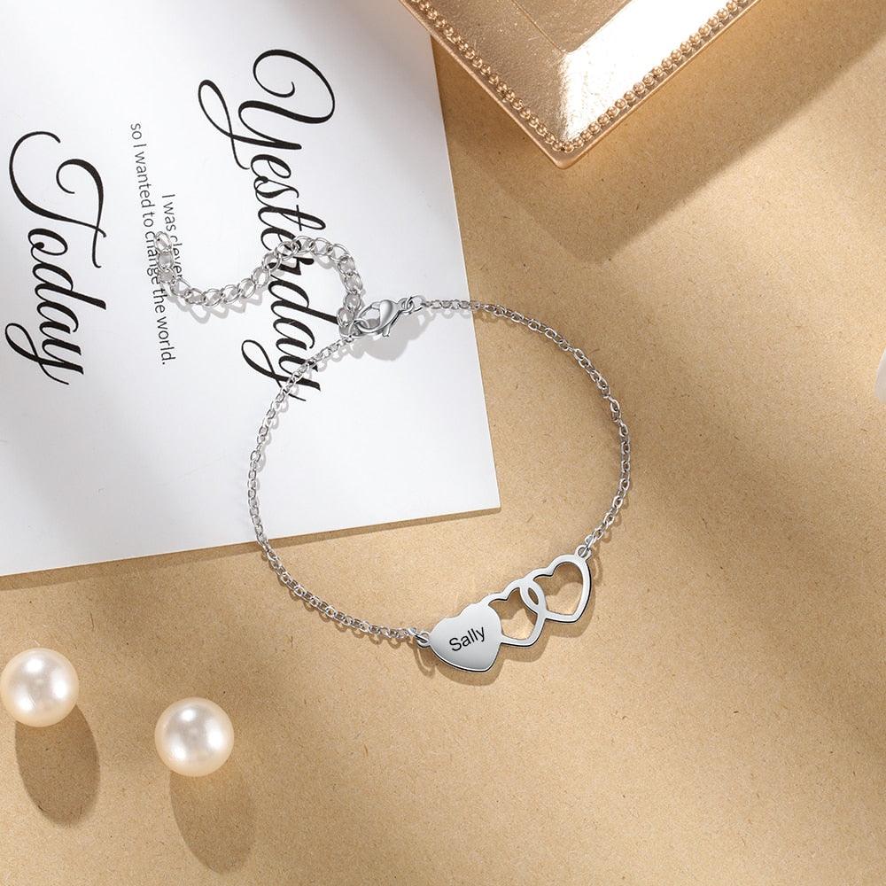 Personalized BFF Bracelet for Women Customized Friendship Bracelet for Women Stylish Personalized - Personalized Jewel