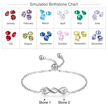 Personalized Charm Bracelet for Women Adjustable Chain Bracelet - Personalized Jewel