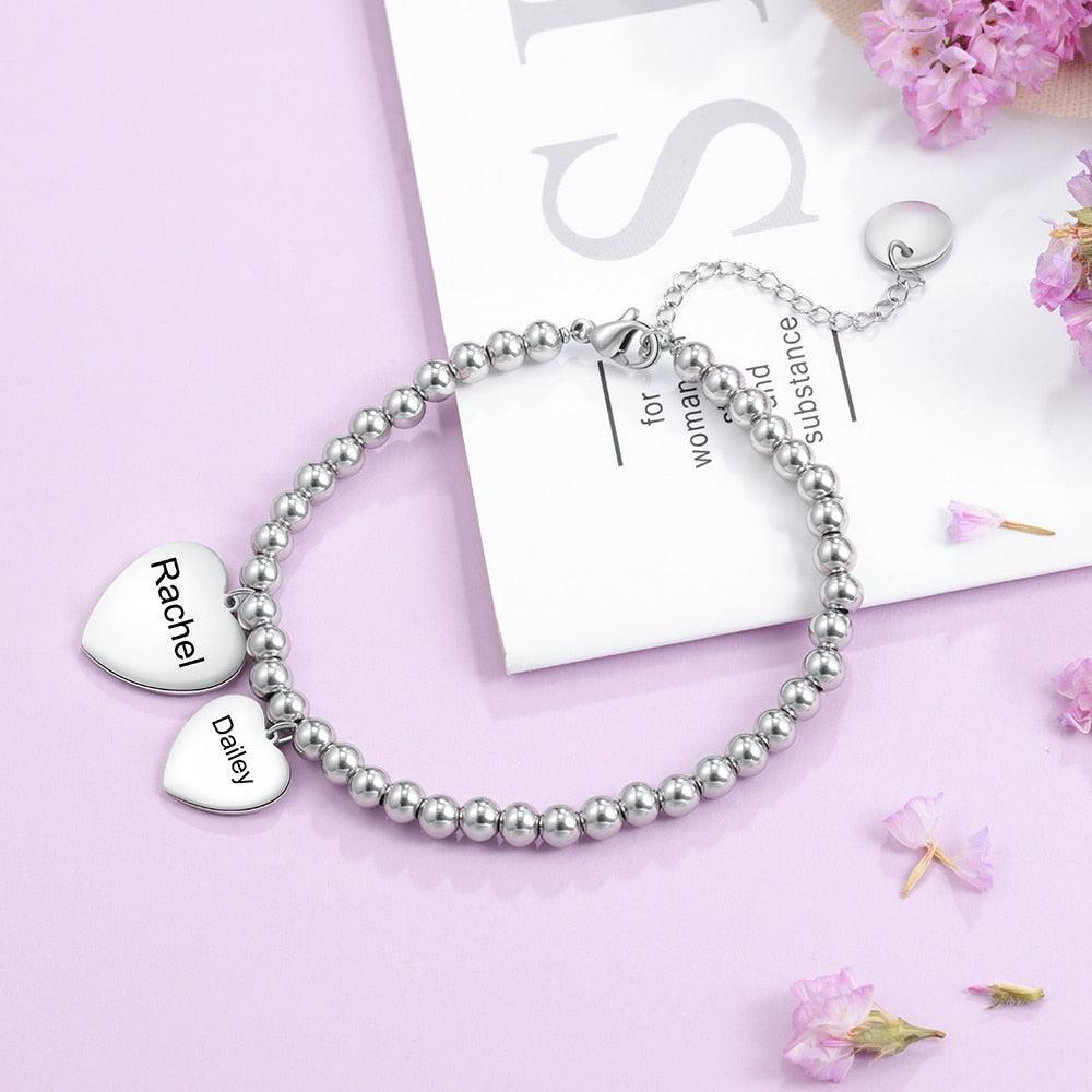 Personalized Charm Bracelet For Women’s Customized Jewelry-Personalized Jewels
