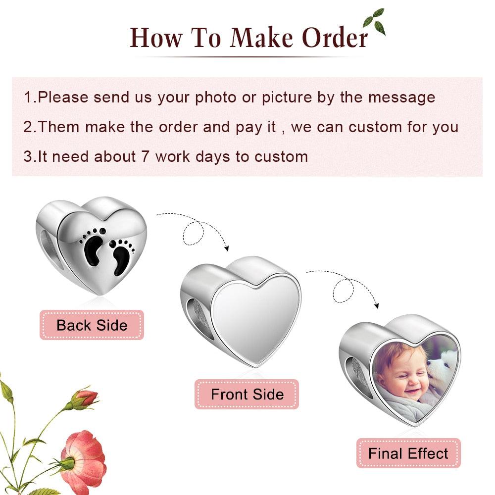 Personalized Custom Image Charms For Necklace Or Bracelet-Personalized Jewels