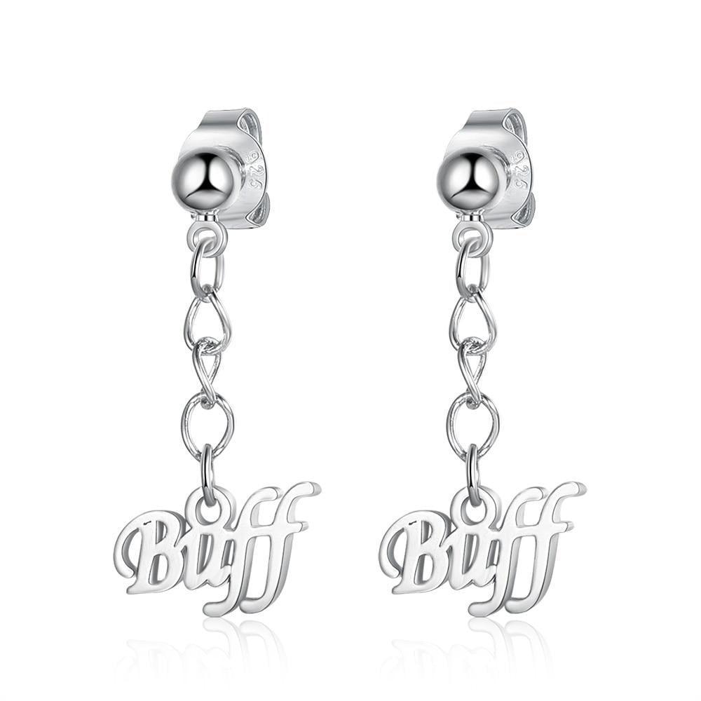 Personalized Custom Name Engraved  Earring For Women Earrings-Personalized Jewels