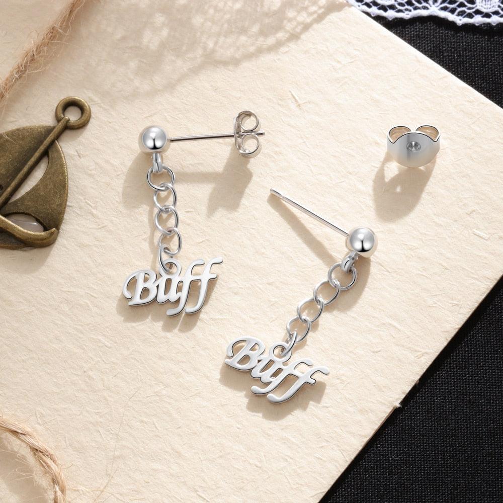 Personalized Custom Name Engraved  Earring For Women Earrings-Personalized Jewels