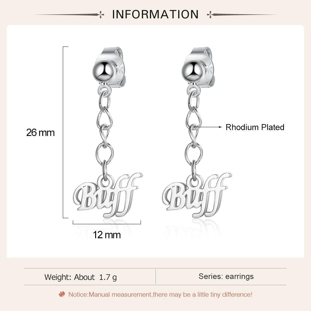 Personalized Custom Name Engraved  Earring For Women Earrings-Personalized Jewels