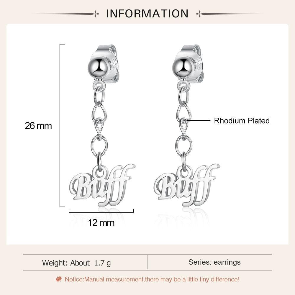 Personalized Custom Name Engraved  Earring For Women Earrings-Personalized Jewels