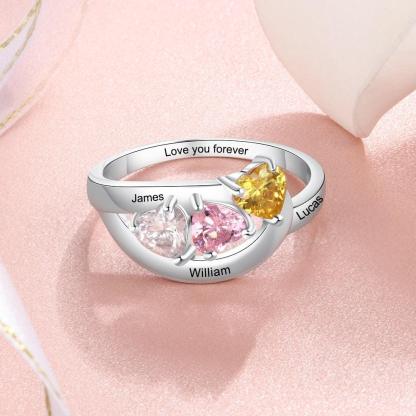Personalized Double Top Rings Perfect Choice For Women of All Ages - Personalized Jewel