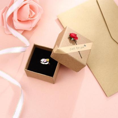 Personalized Double Top Rings Perfect Choice For Women of All Ages - Personalized Jewel