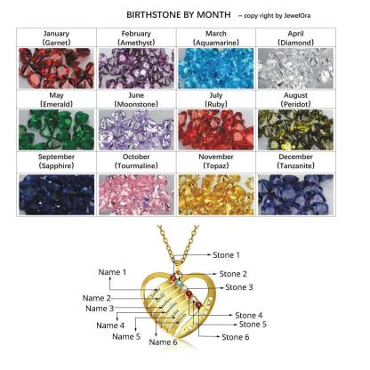 Personalized Engrave Love Pendants Necklaces Heart 925 Sterling Silver Necklaces & Pendants Mother's Day Gift - Personalized Jewel
