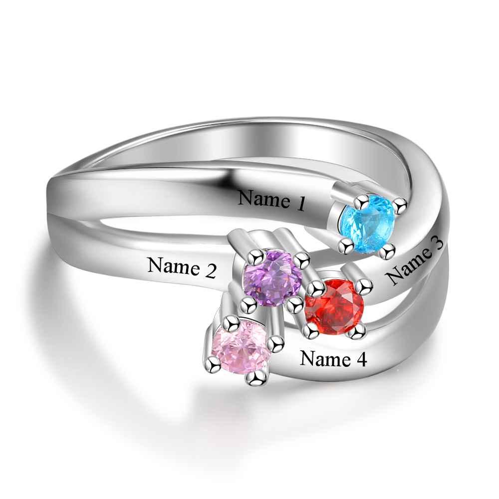 Personalized Engraved Sterling Silver Friendship Gift For Women-Personalized Jewels