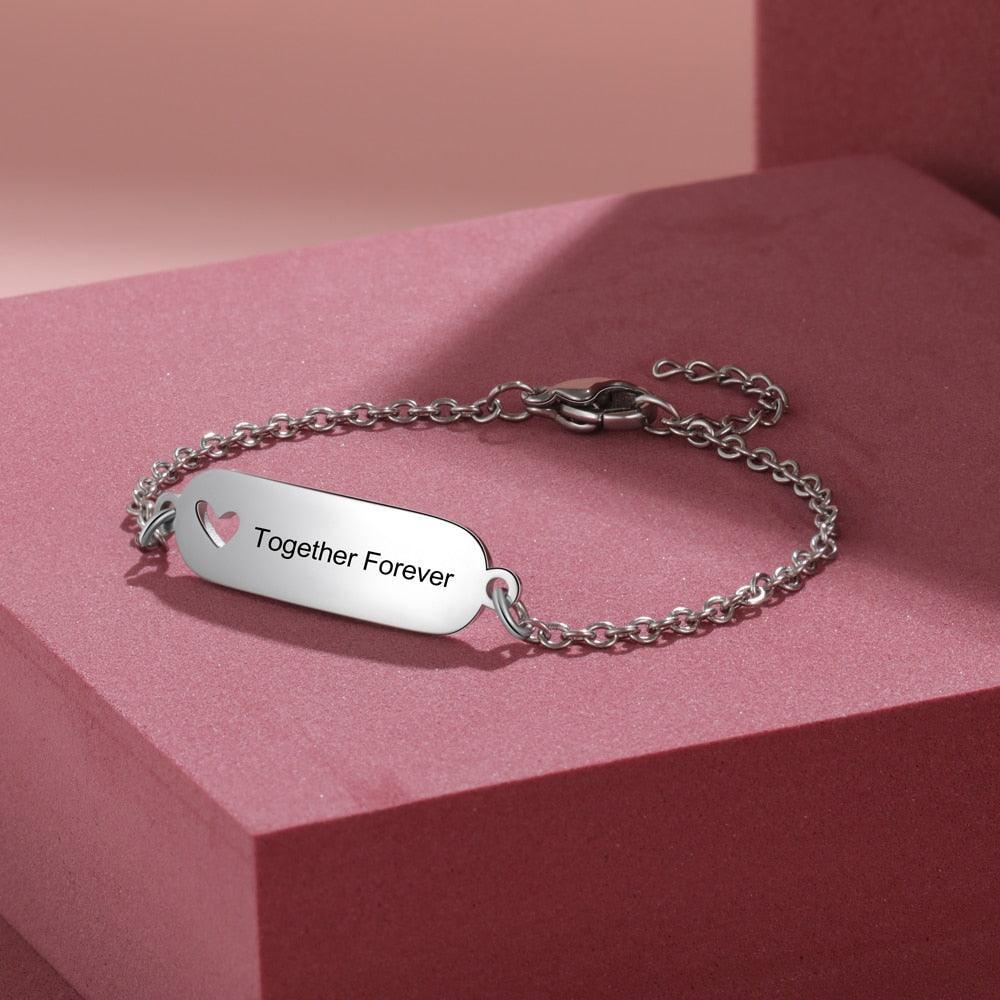 Personalized Hollow-Out Bracelet Customized Accessory for Women - Personalized Jewel