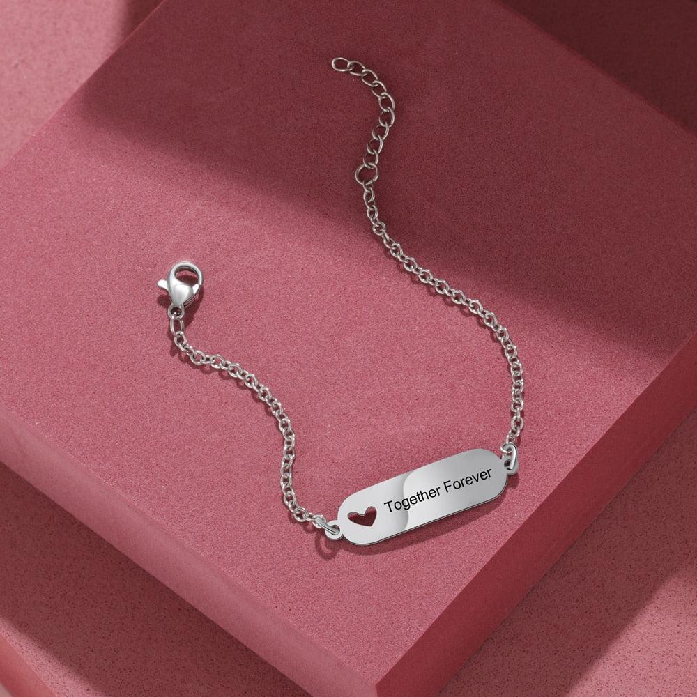 Personalized Hollow-Out Bracelet Customized Accessory for Women - Personalized Jewel