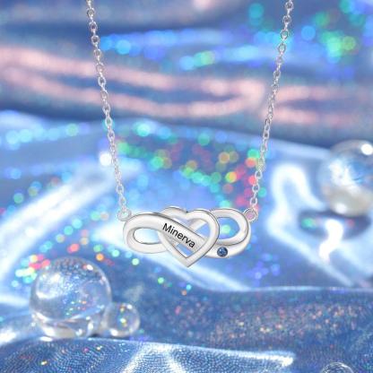Personalized Infinity Necklace Accessories for Women - Personalized Jewel